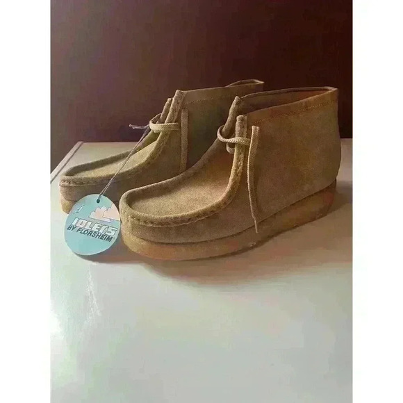 Vintage Men’s Idlers By Florsheim Suede Shoes Boot Size 7.5 D New In Box